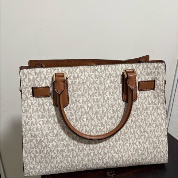 Michael Kors Cream and Tan Satchel - Picture 3 of 5